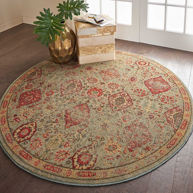 Nourison Somerset St90 Light Green Rugs - Nourison - 99446469786