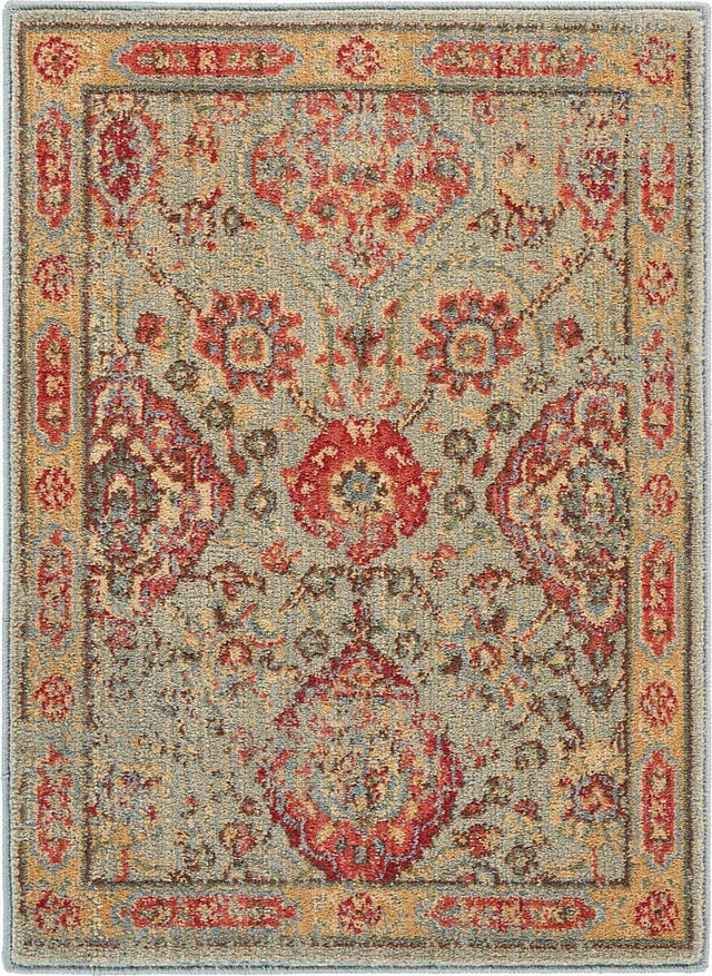 Nourison Somerset St90 Light Green Rugs - Nourison - 99446469786