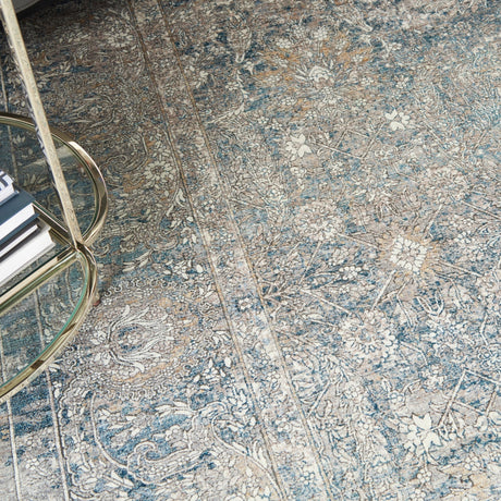 Nourison Starry Nights Stn01 Cream Blue Rugs - Nourison - 99446736802