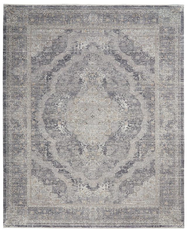 Nourison Starry Nights Stn05 Charcoal/Cream Rugs - Nourison - 99446737649