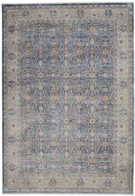 Nourison Starry Nights Stn08 Light Blue Rugs - Nourison - 99446792655