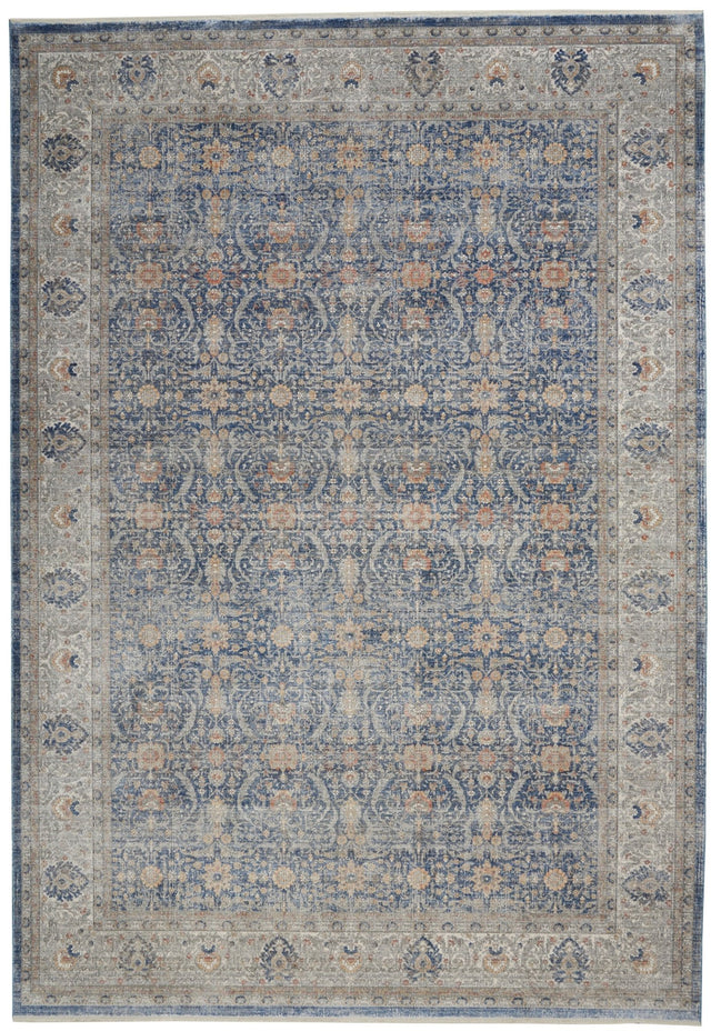 Nourison Starry Nights Stn08 Light Blue Rugs - Nourison - 99446792655