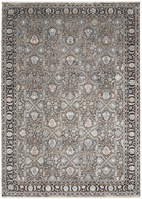 Nourison Starry Nights Stn10 Grey/Navy Rugs - Nourison - 99446797285