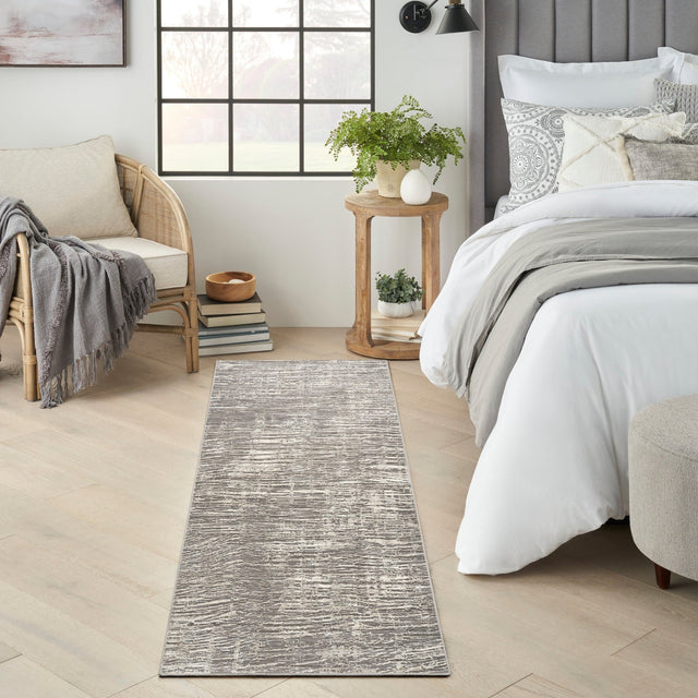 Nourison Sustainable Trends Sut01 Ivory Grey Rug - Nourison - 99446954121