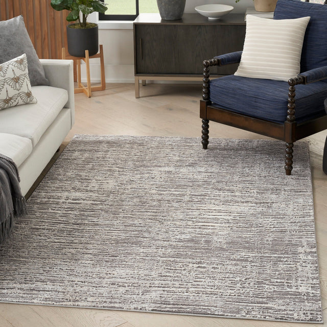 Nourison Sustainable Trends Sut01 Ivory Grey Rug - Nourison - 99446954121