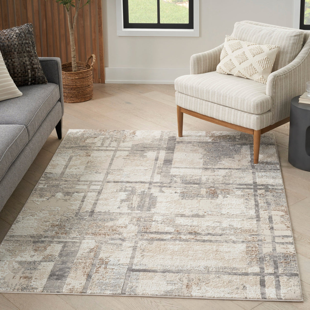 Nourison Sustainable Trends Sut02 Ivory Multicolor Rug - Nourison - 99446954190