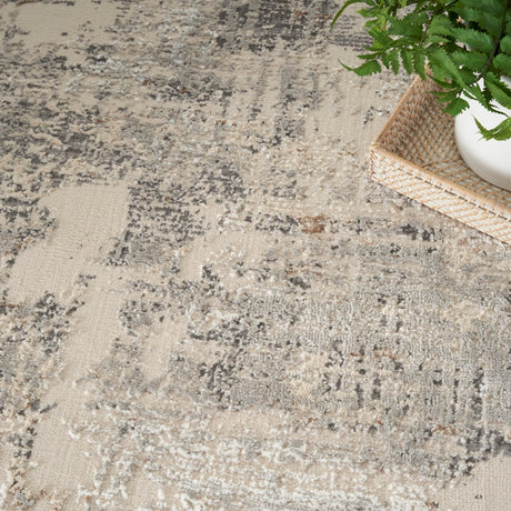 Nourison Sustainable Trends Sut04 Beige Grey Rug - Nourison - 99446954299