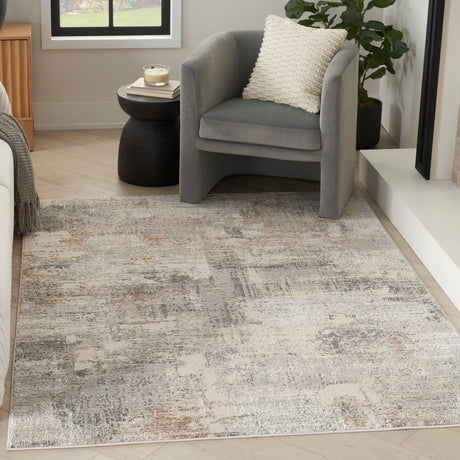 Nourison Sustainable Trends Sut04 Beige Grey Rug - Nourison - 99446954299