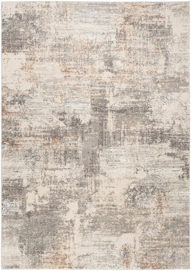 Nourison Sustainable Trends Sut04 Beige Grey Rug - Nourison - 99446954305