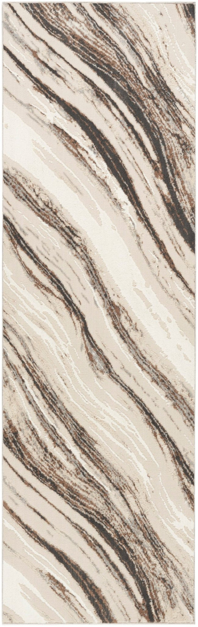 Nourison Sustainable Trends Sut05 Beige Grey Rug - Nourison - 99446954343