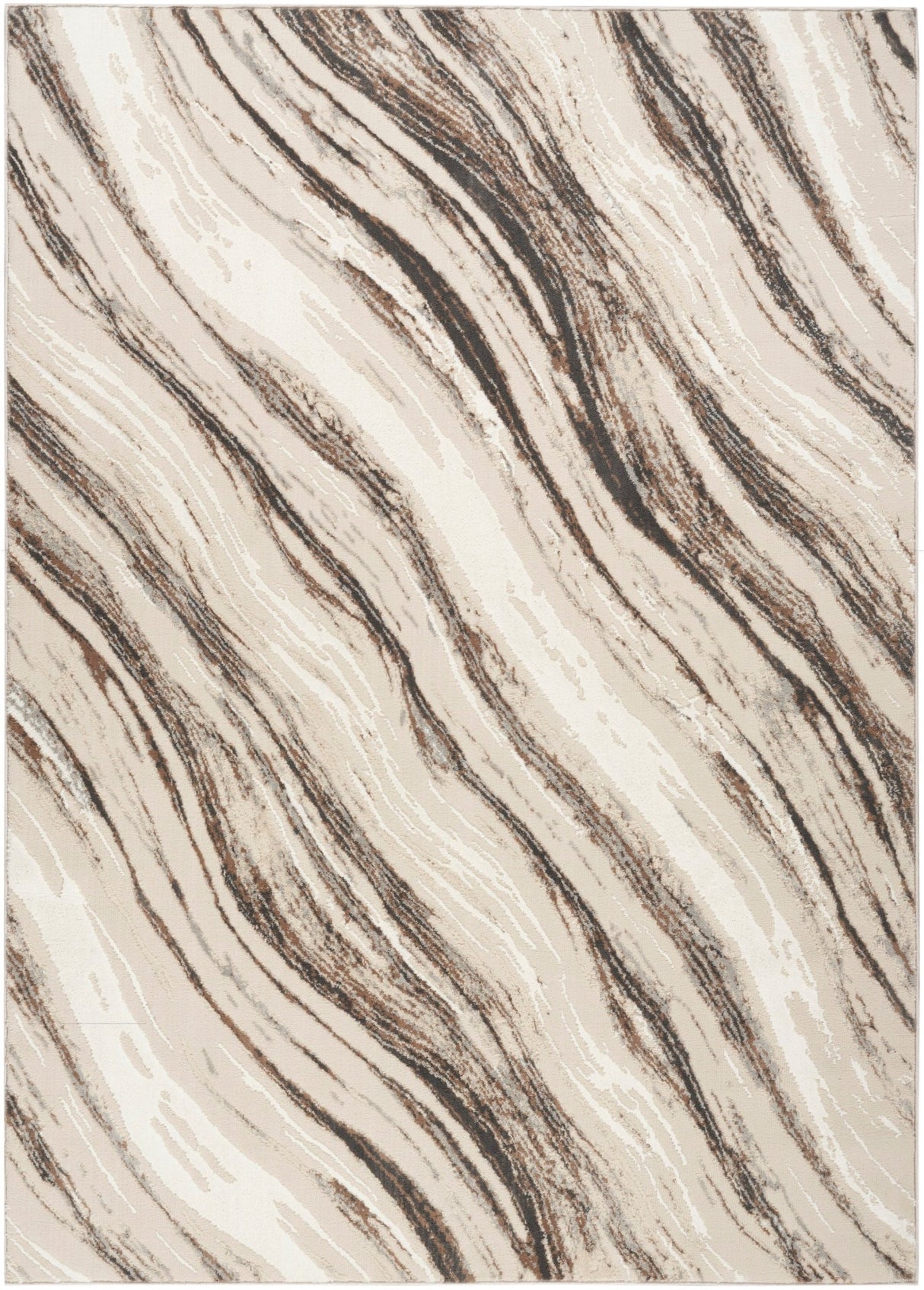 Nourison Sustainable Trends Sut05 Beige Grey Rug - Nourison - 99446954350