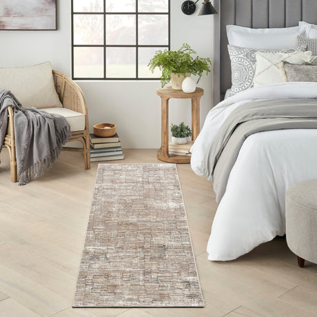 Nourison Sustainable Trends Sut06 Ivory Mocha Rug - Nourison - 99446954404