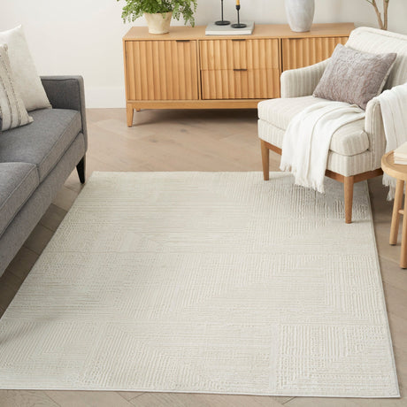 Nourison Sustainable Trends Sut07 Ivory Rug - Nourison - 99446963628