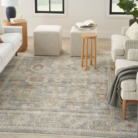 Nourison Traditional Home Trh01 Grey Rug - Nourison - 99446936882