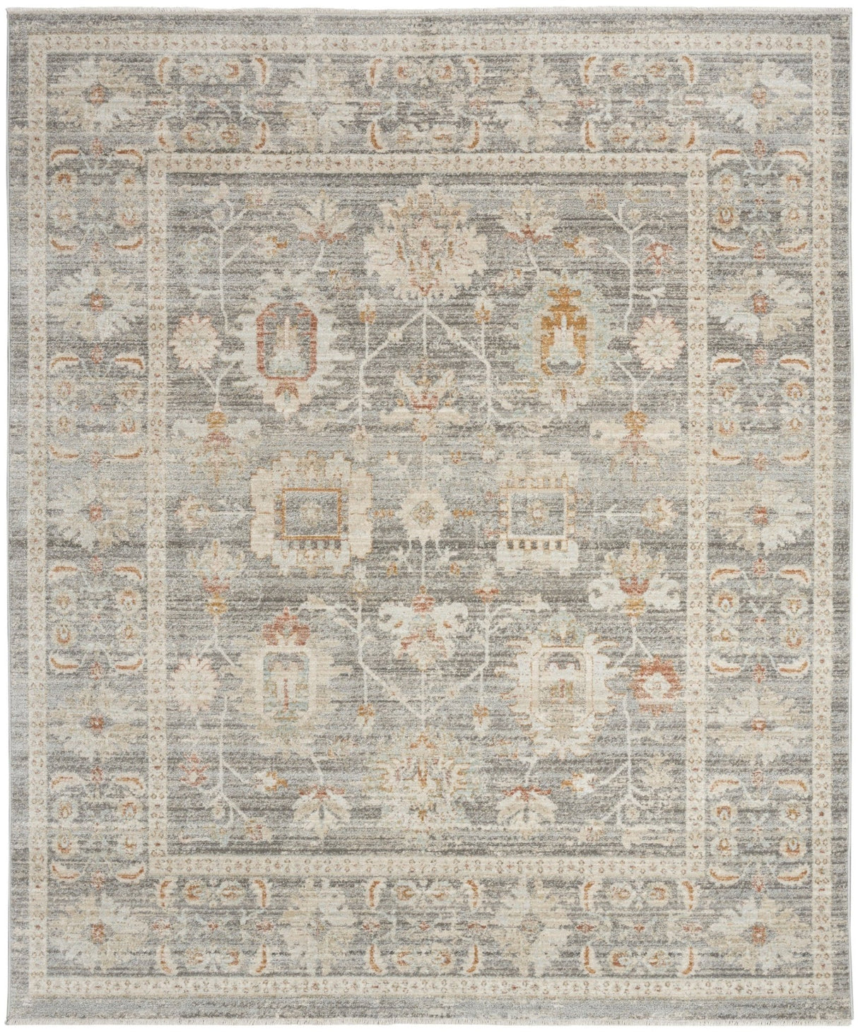 Nourison Traditional Home Trh01 Grey Rug - Nourison - 99446936899