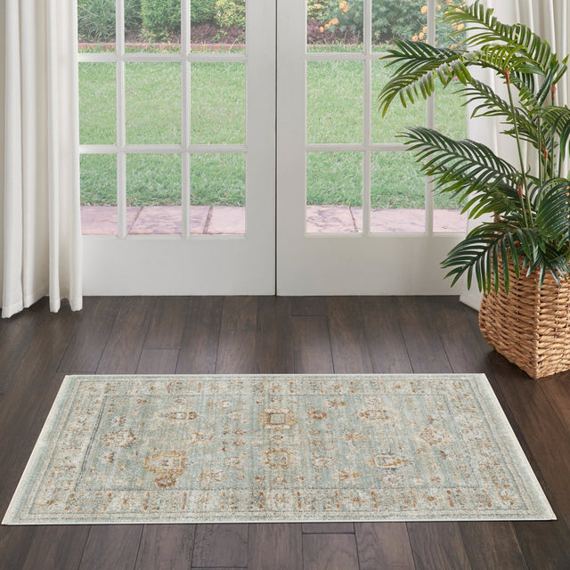 Nourison Traditional Home Trh01 Mint Rug - Nourison - 99446938787