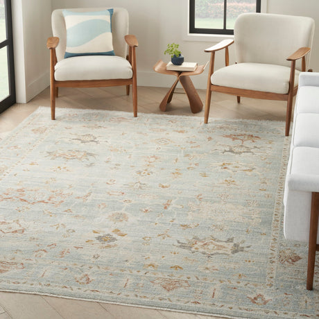 Nourison Traditional Home Trh02 Light Blue Rug - Nourison - 99446938923