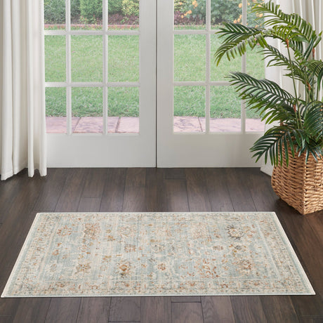 Nourison Traditional Home Trh02 Light Blue Rug - Nourison - 99446938923