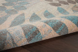 Nourison Tranquil Tra01 Ivory / Light Blue Rugs - Nourison - 99446483577