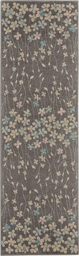 Nourison Tranquil Tra04 Grey / Beige Rugs - Nourison - 99446484512