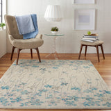 Nourison Tranquil Tra04 Ivory Rugs - Nourison - 99446484772