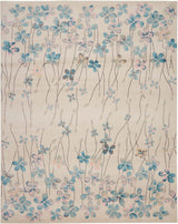 Nourison Tranquil Tra04 Ivory Rugs - Nourison - 99446484864