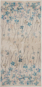 Nourison Tranquil Tra04 Ivory Rugs - Nourison - 99446484864