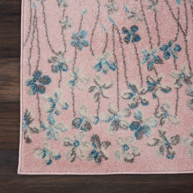 Nourison Tranquil Tra04 Pink Rugs - Nourison - 99446484659