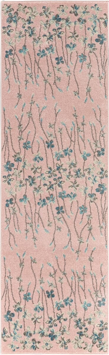 Nourison Tranquil Tra04 Pink Rugs - Nourison - 99446484666