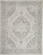 Nourison Tranquil Tra05 Ivory/Grey Rug - Nourison - 99446485014