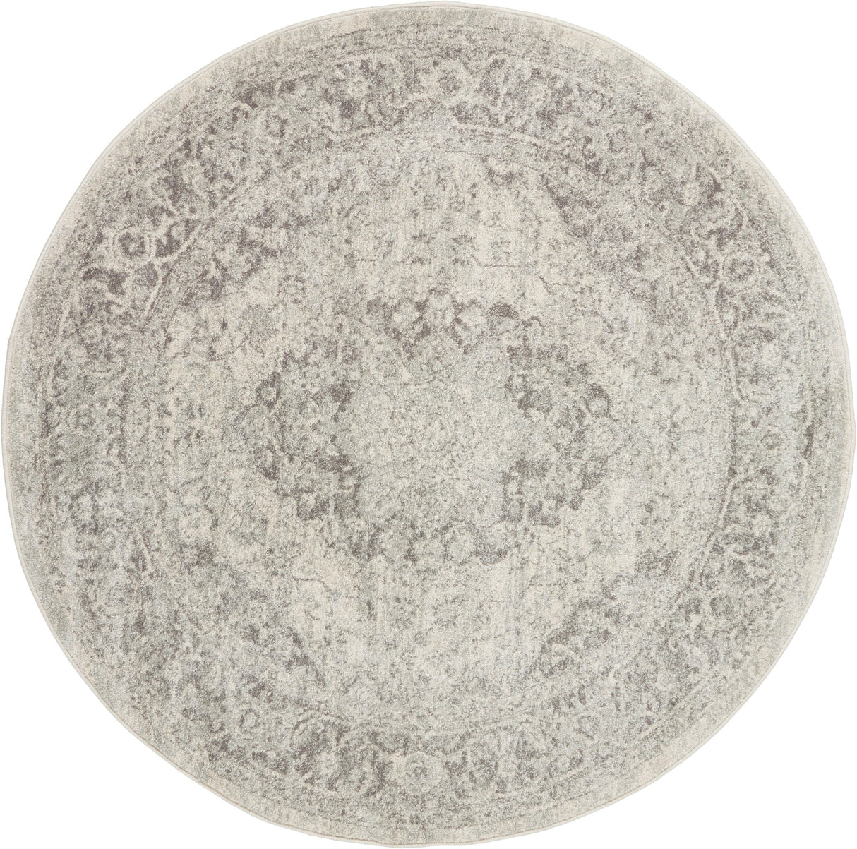 Nourison Tranquil Tra05 Ivory/Grey Rug - Nourison - 99446808462