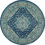 Nourison Tranquil Tra06 Ivory / Navy Rugs - Nourison - 99446485342