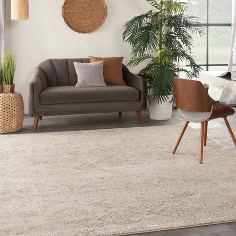 Nourison Tranquil Tra13 Beige/Grey Rugs - Nourison - 99446816405