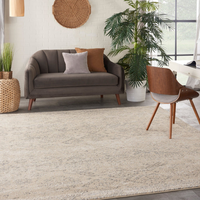 Nourison Tranquil Tra13 Beige/Grey Rugs - Nourison - 99446816405