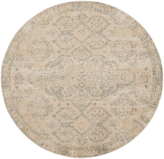 Nourison Tranquil Tra13 Beige/Grey Rugs - Nourison - 99446816436