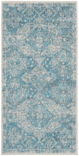 Nourison Tranquil Tra13 Lt.Blue/Ivory Rugs - Nourison - 99446816511