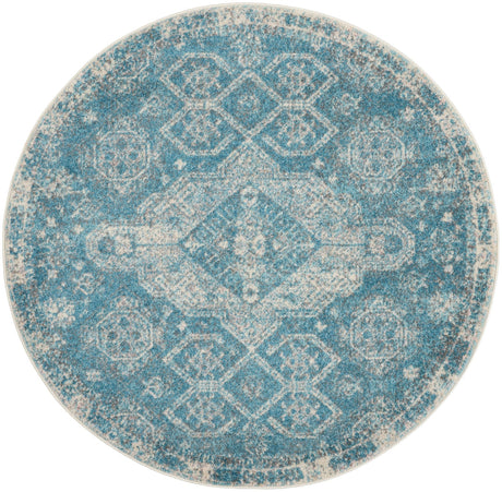 Nourison Tranquil Tra13 Lt.Blue/Ivory Rugs - Nourison - 99446816542