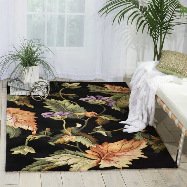 Nourison Tropics ts05 Black Rugs - Nourison - 81763