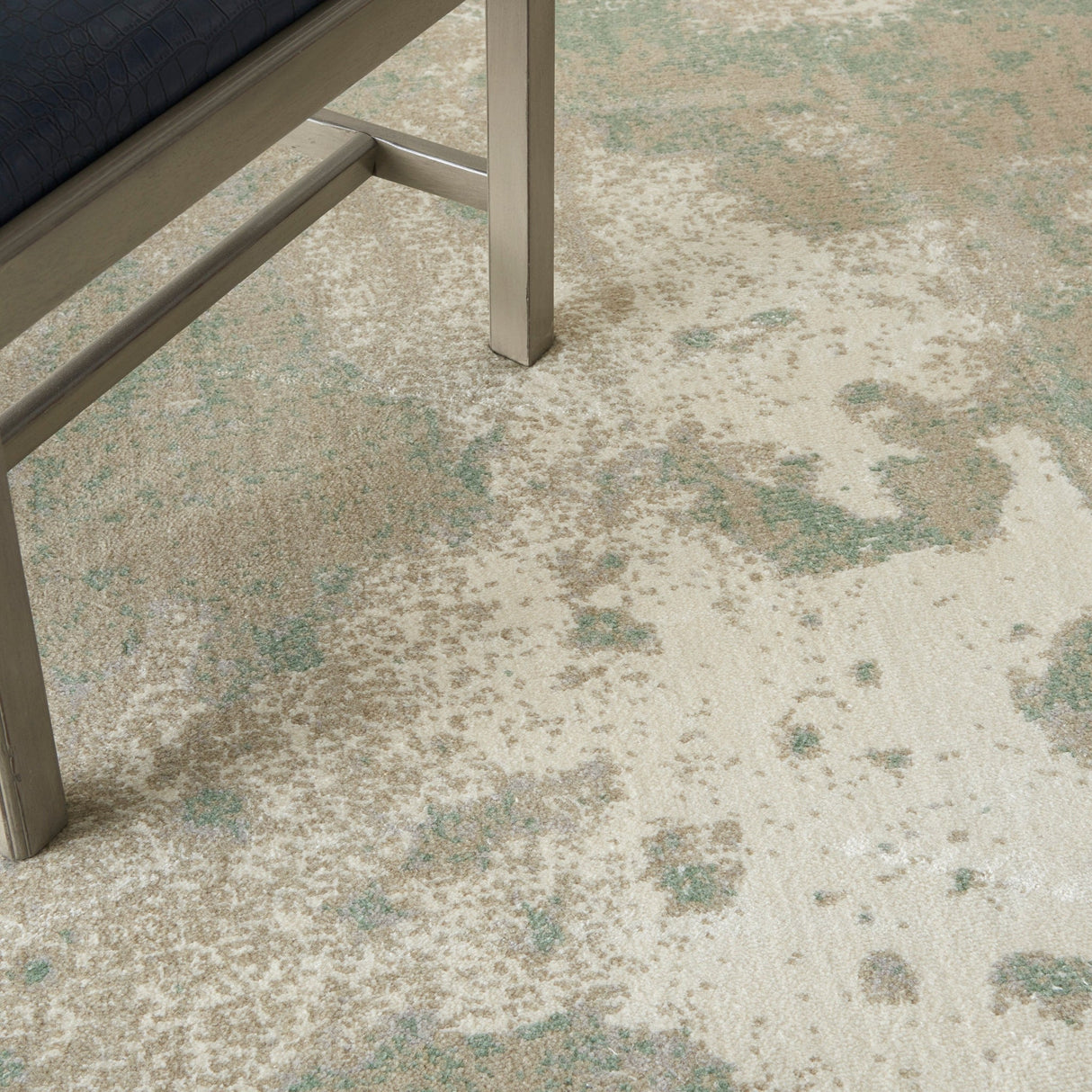 Nourison Twilight Twi06 Ivory Green Rug - Nourison - 99446789969