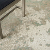 Nourison Twilight Twi06 Ivory Green Rug - Nourison - 99446789969