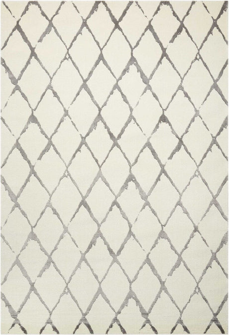 Nourison Twilight Twi15 Ivory / Grey Rugs - Nourison - 99446463722