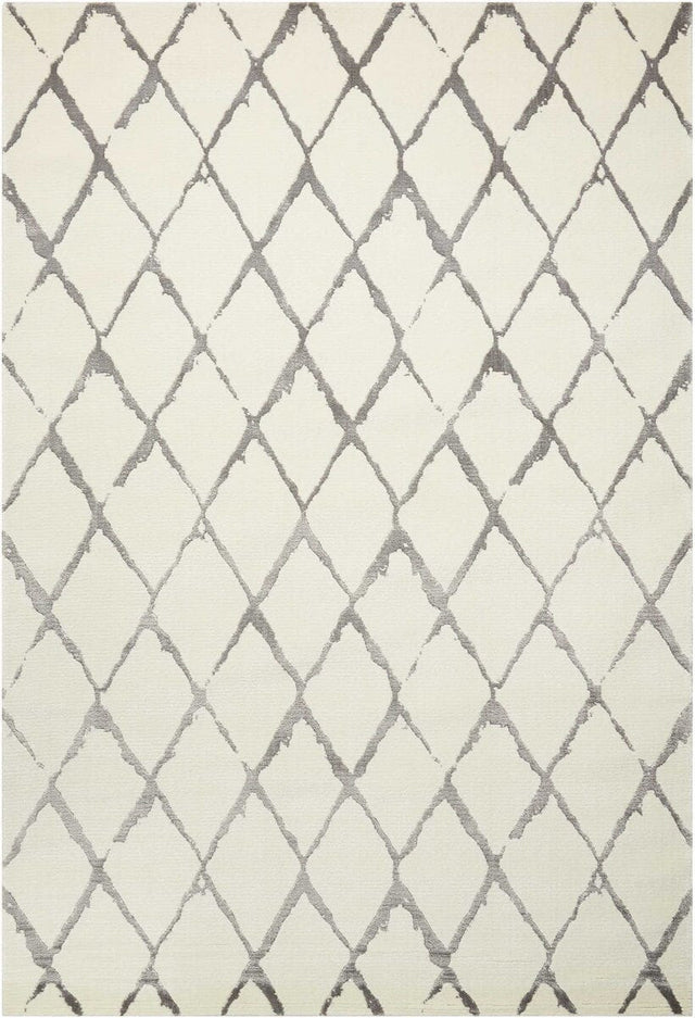 Nourison Twilight Twi15 Ivory / Grey Rugs - Nourison - 99446463722