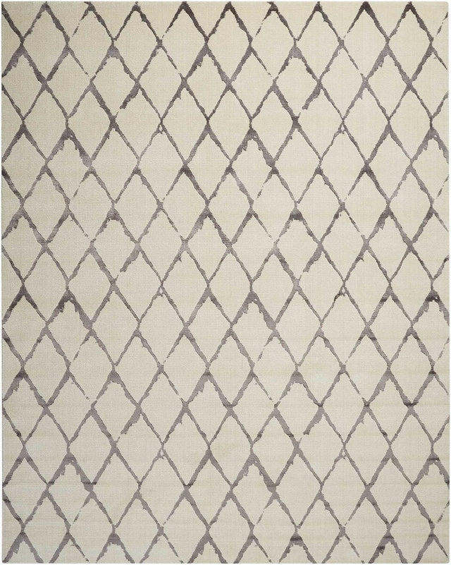 Nourison Twilight Twi15 Ivory / Grey Rugs - Nourison - 99446463722