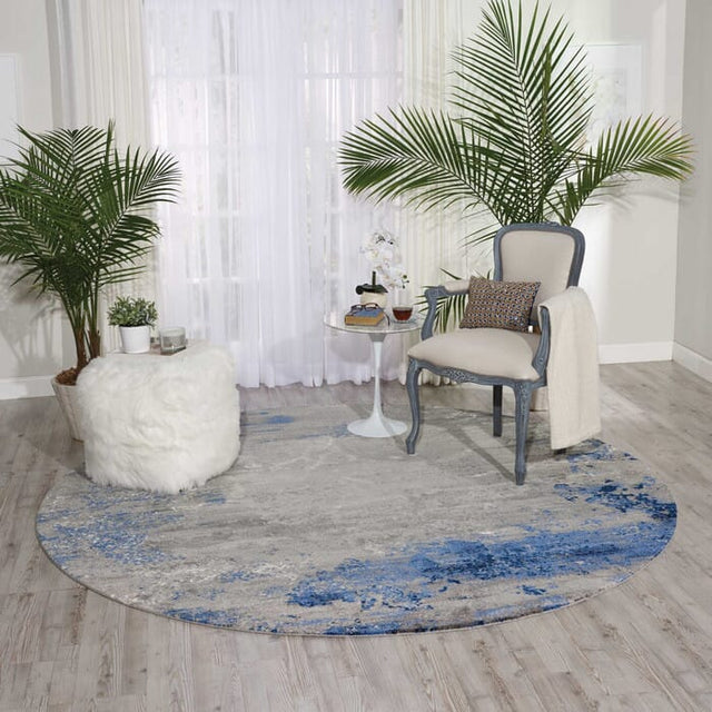 Nourison Twilight Twi22 Blue / Grey Rugs - Nourison - 35826