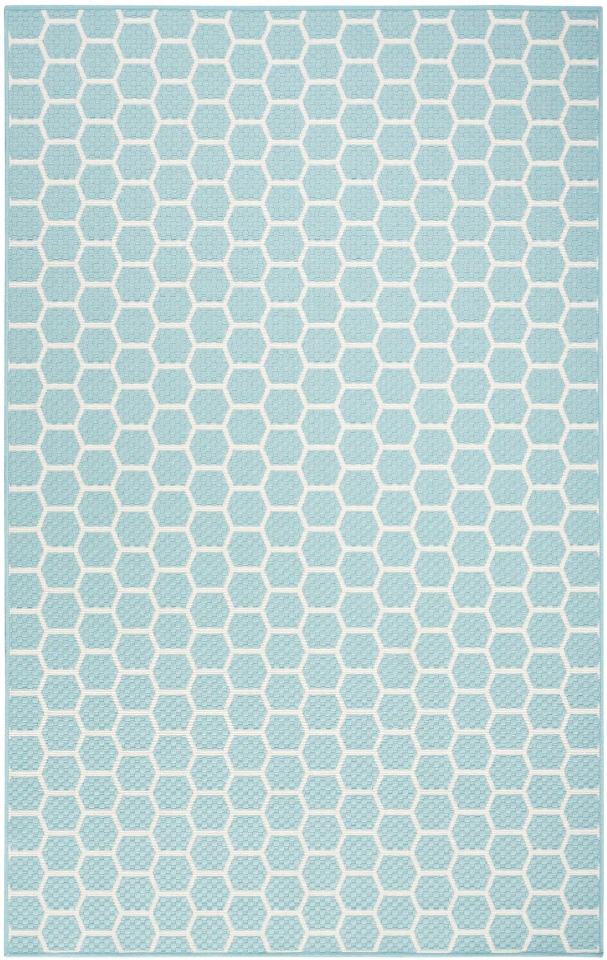 Nourison Twist Reversible Tws01 Aqua Rug - Nourison - 99446962645