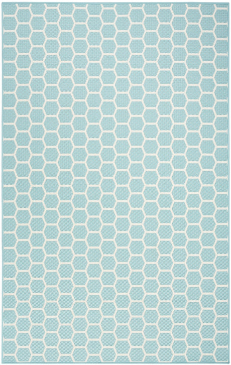 Nourison Twist Reversible Tws01 Aqua Rug - Nourison - 99446962645