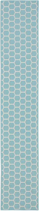 Nourison Twist Reversible Tws01 Aqua Rug - Nourison - 99446962706