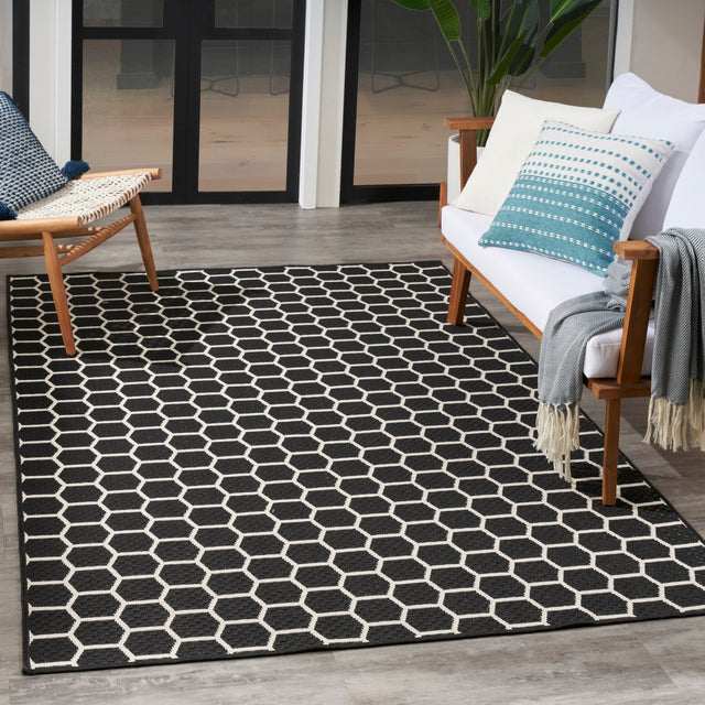 Nourison Twist Reversible Tws01 Black Rug - Nourison - 99446962201