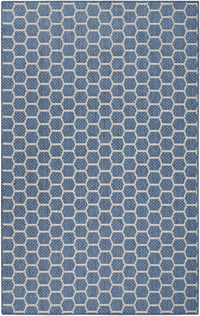 Nourison Twist Reversible Tws01 Blue Rug - Nourison - 99446962430