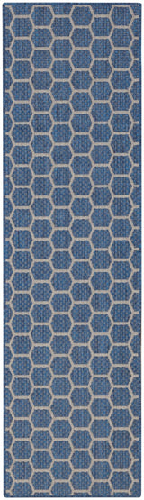 Nourison Twist Reversible Tws01 Blue Rug - Nourison - 99446962492